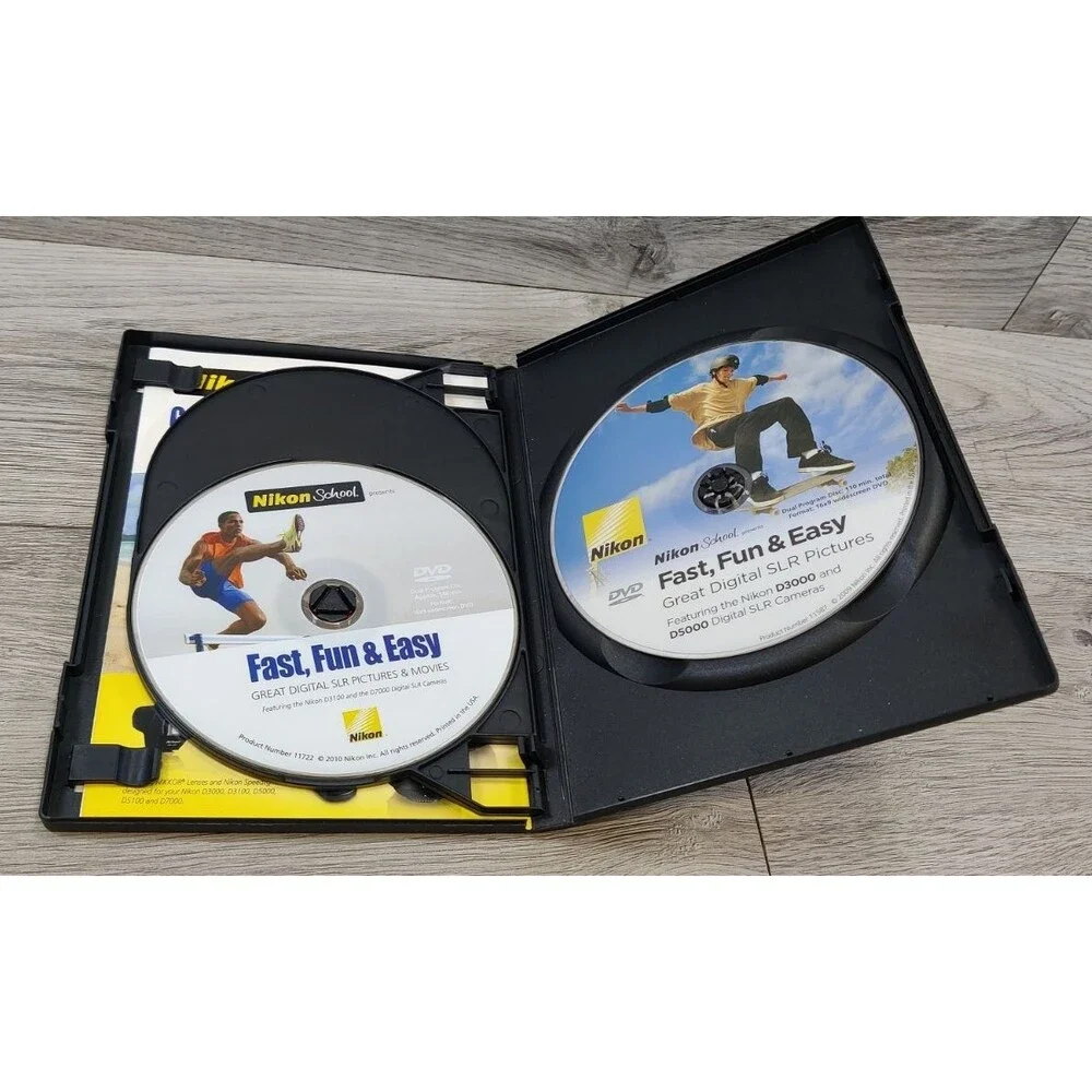 Camera Training DVD Nikon School Fast Fun Easy 7 D3000 D3100 D5000 D5100 D7000